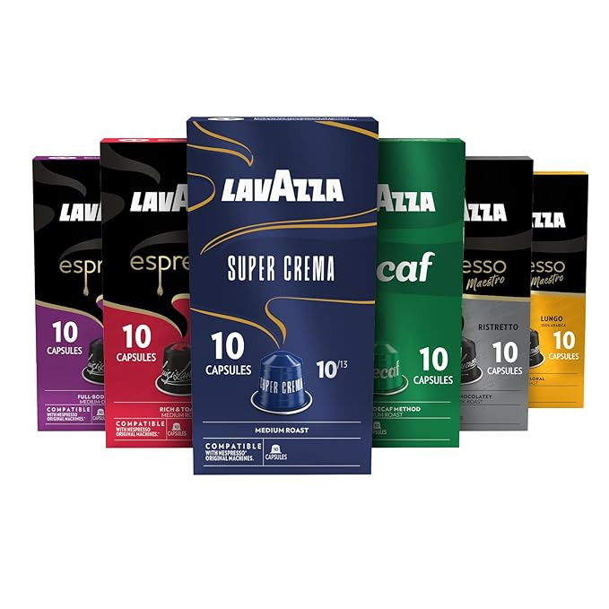 Lavazza Espresso Favorites Collection of Aluminum Capsules Compatible with Nespresso* Original Ma... | Amazon (US)