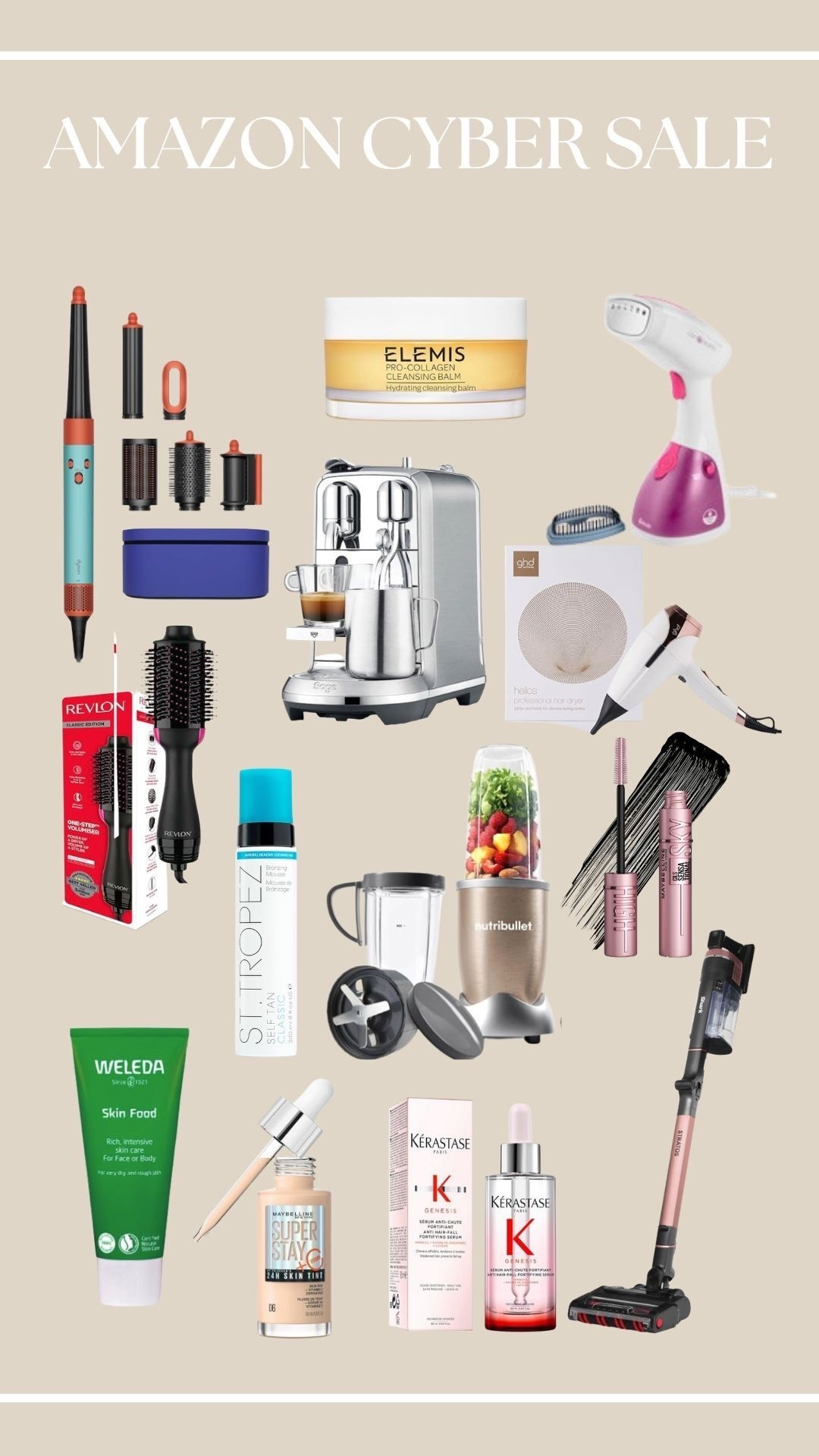 Amazon cyber week favourites! Gift ideas, beauty gifts, tech gifts, Black Friday, discounts, my favourites, Christmas present ideas 

#LTKgiftguide #LTKuk #LTKCyberWeek