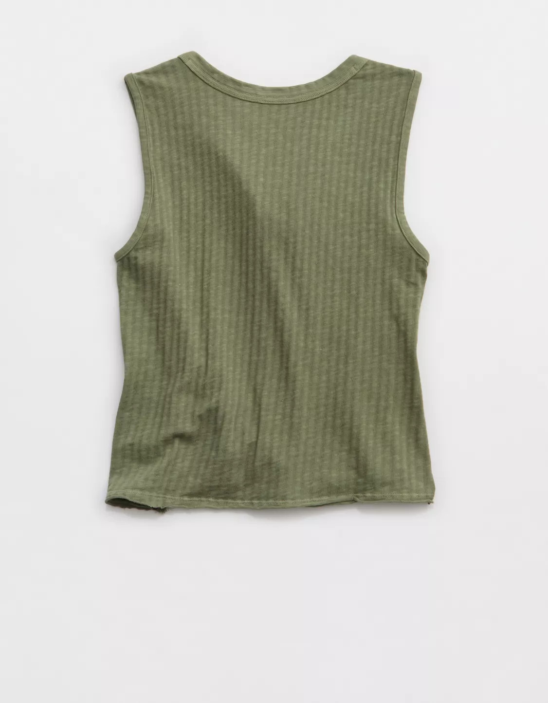Aerie Shadow Stripe Henley Tank Top | Aerie