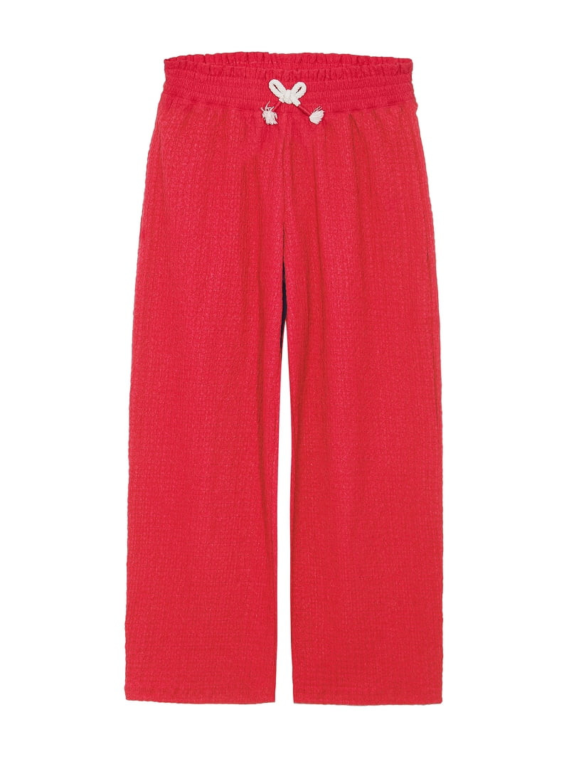 Wonder Nation Girls Smocked Waist Pant, Sizes 4-18 & Plus | Walmart (US)