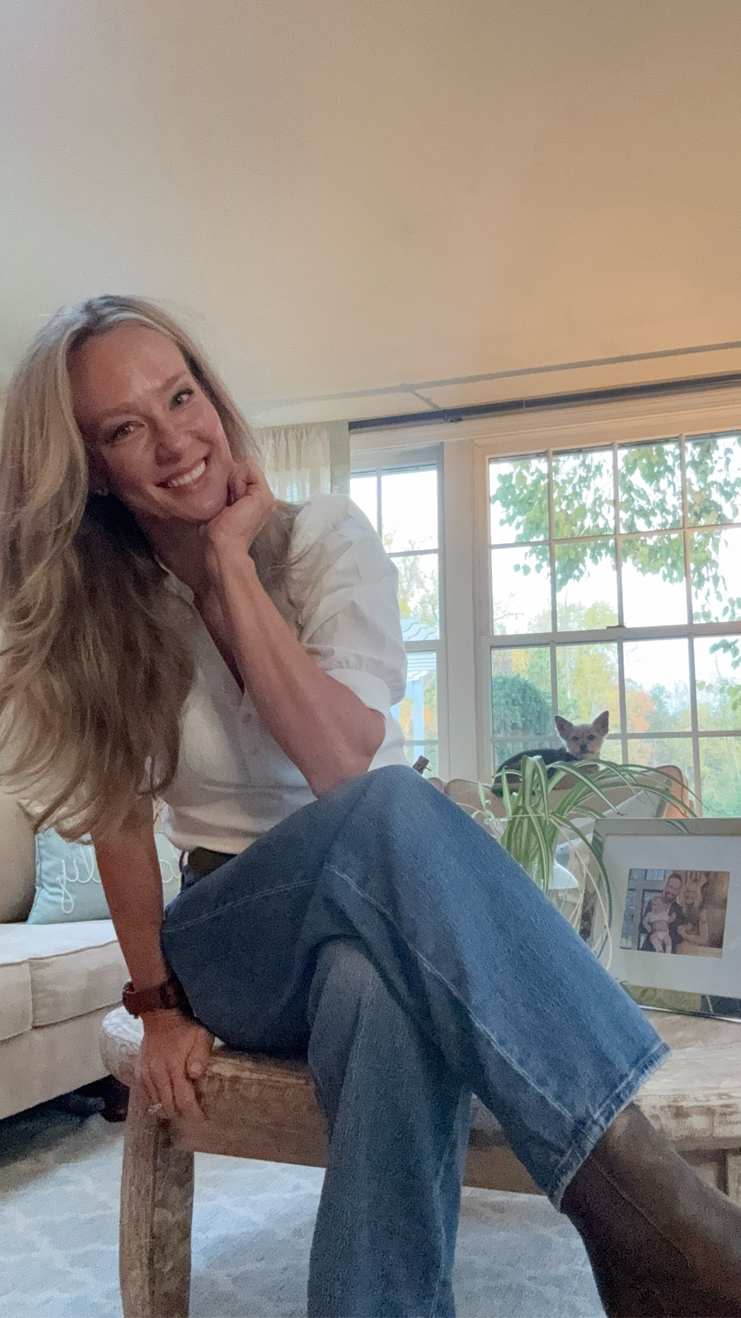 Day Out and About! 

Classic white shirt ( I LOVE a puff sleeve ) with denim and boots. 

You can never go wrong!! 

#LTKOver40 #LTKStyleTip #LTKFindsUnder100