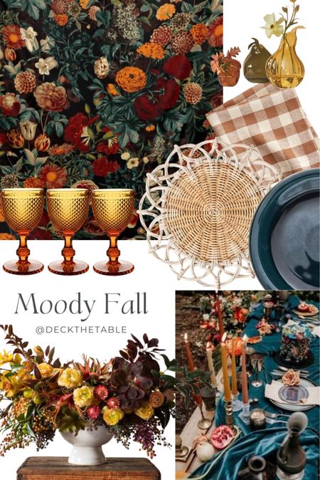 Rachael shares a few of her Moody Fall table favorites! Take this chic look from Halloween to Thanksgiving. #deckthetable

#LTKSeasonal #LTKhome #LTKparties