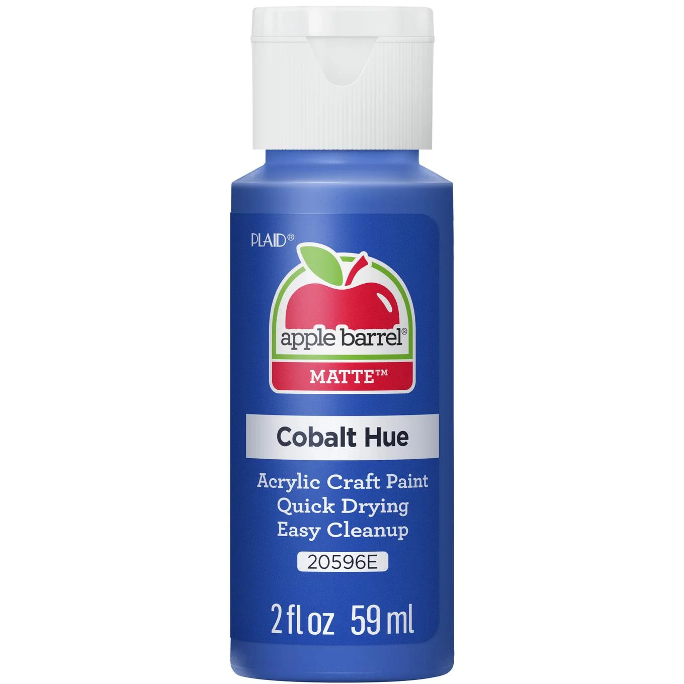 Apple Barrel Acrylic Craft Paint, Matte Finish, Cobalt Hue, 2 fl oz | Walmart (US)