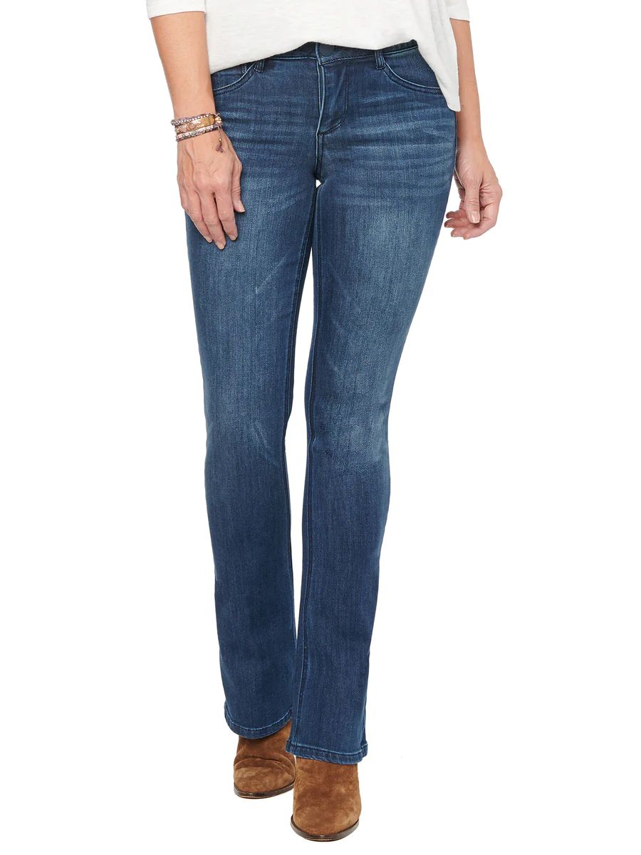 Democracy Itty Bitty Bootcut Petite Blue Jeans | Democracy Clothing