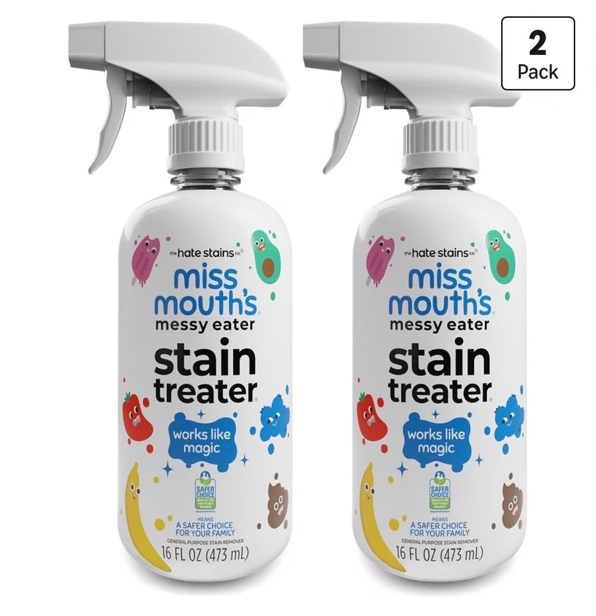 Miss Mouth’s Messy Eater Stain Treater Spray - Stain Remover - Newborn & Baby Essentials - 2-Pack of 16oz Stain Remover
Newborn & Baby Essentials; Cleans Off Food, Grease, Coffee; Use on Laundry, Underwear, Fabric

Household staple item

#LTKmomlife