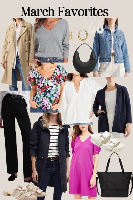 Your March Favorite Finds! 15 classic wardrobe spring staples to buy now and wear now and later.  

#LTKstyletip #LTKover40 #LTKSeasonal