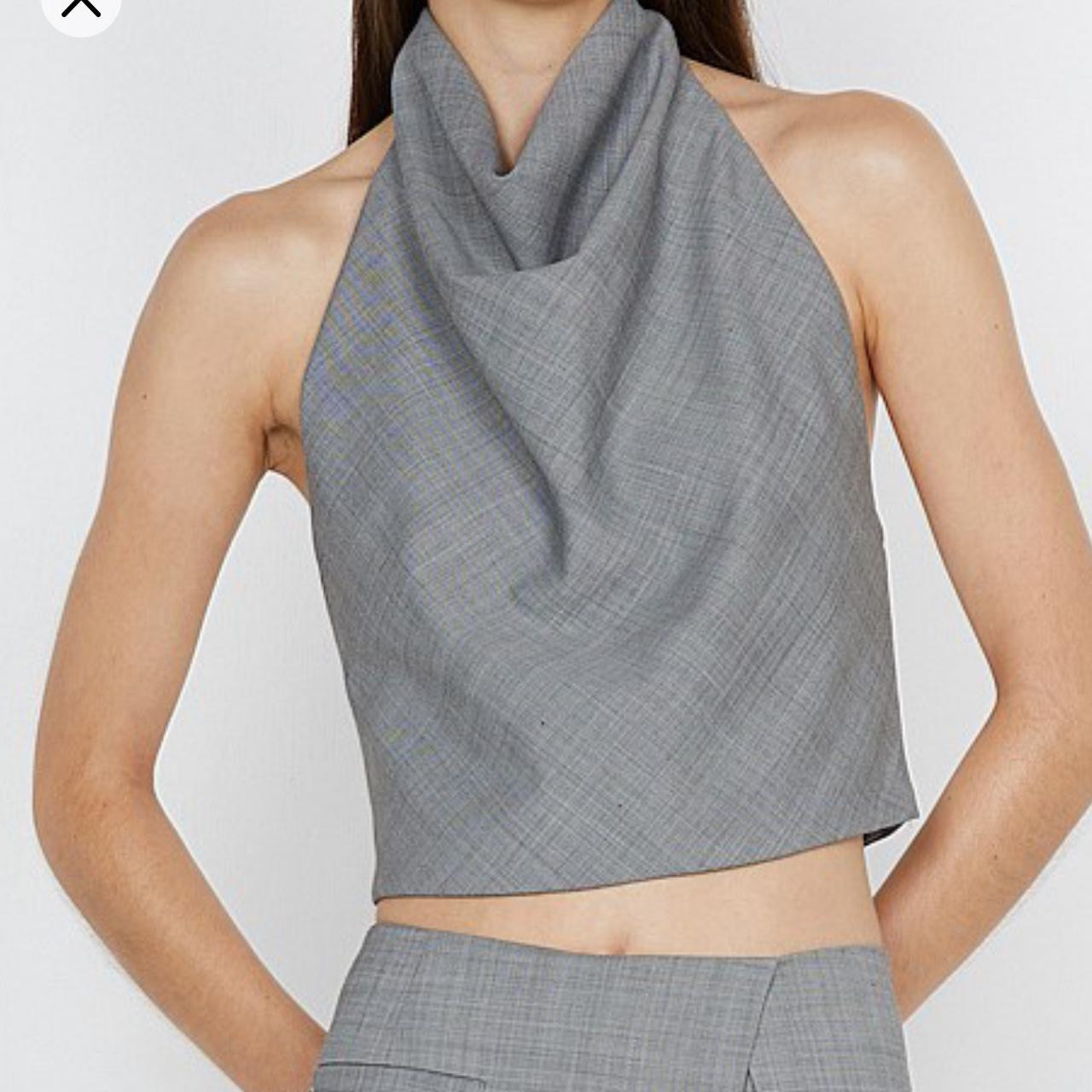 Bec & Bridge Women's Crop top - Grey - AU 10 | Depop AU