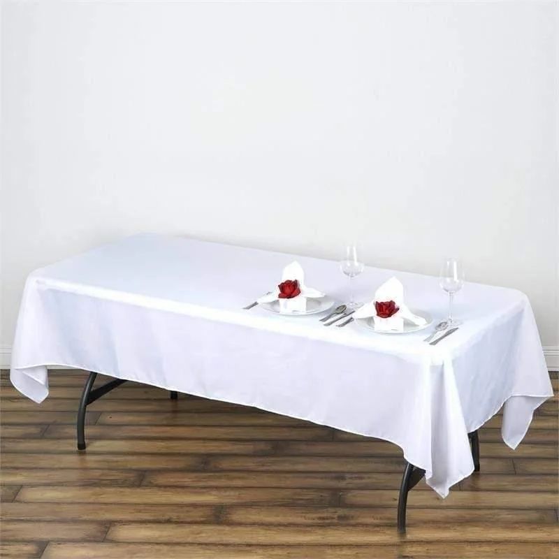 BalsaCircle 60" x 102" Rectangle Polyester Tablecloth Table Cover Linens for Wedding Party Events... | Walmart (US)