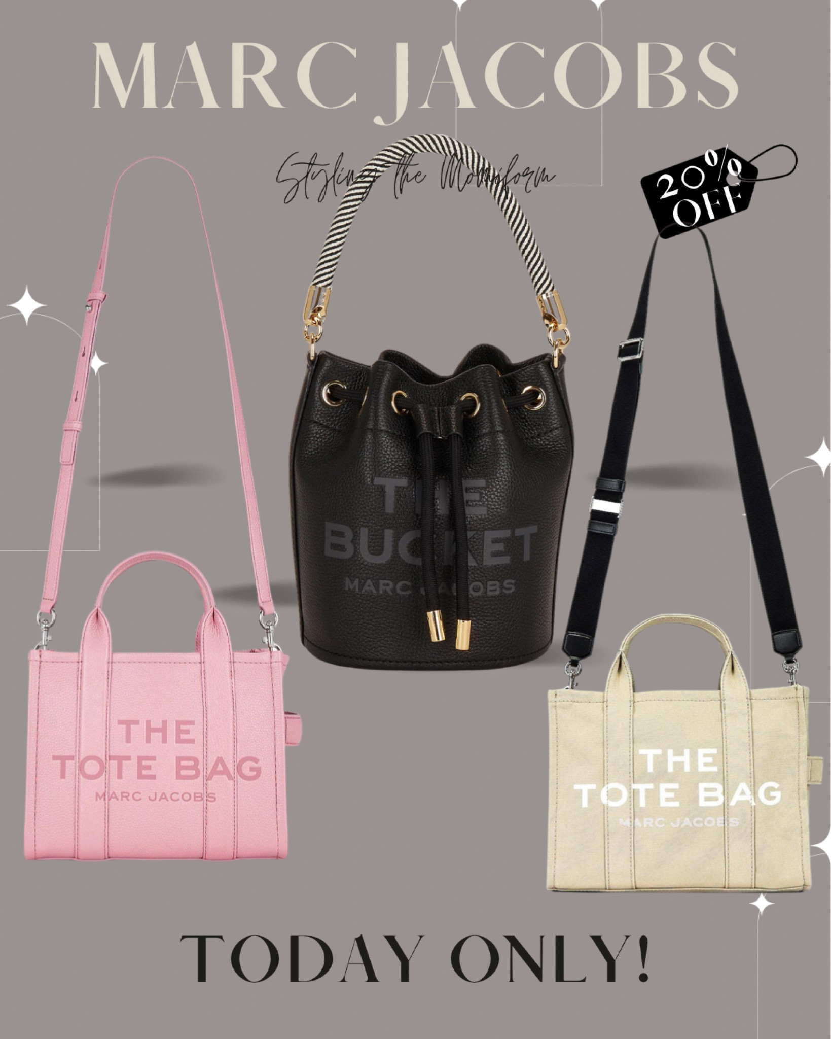 20% OFF today only!
Use code HAPPY20
Marc Jacob’s tote bag 

#LTKitbag #LTKtravel #LTKsalealert