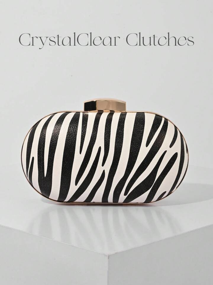 Fashion PU Leopard Print Evening Clutch, Women's Handbag Suitable For Weddings, Parties, Balls, S... | SHEIN