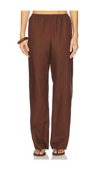 The Linen Simple Pant in Butter | Revolve Clothing (Global)