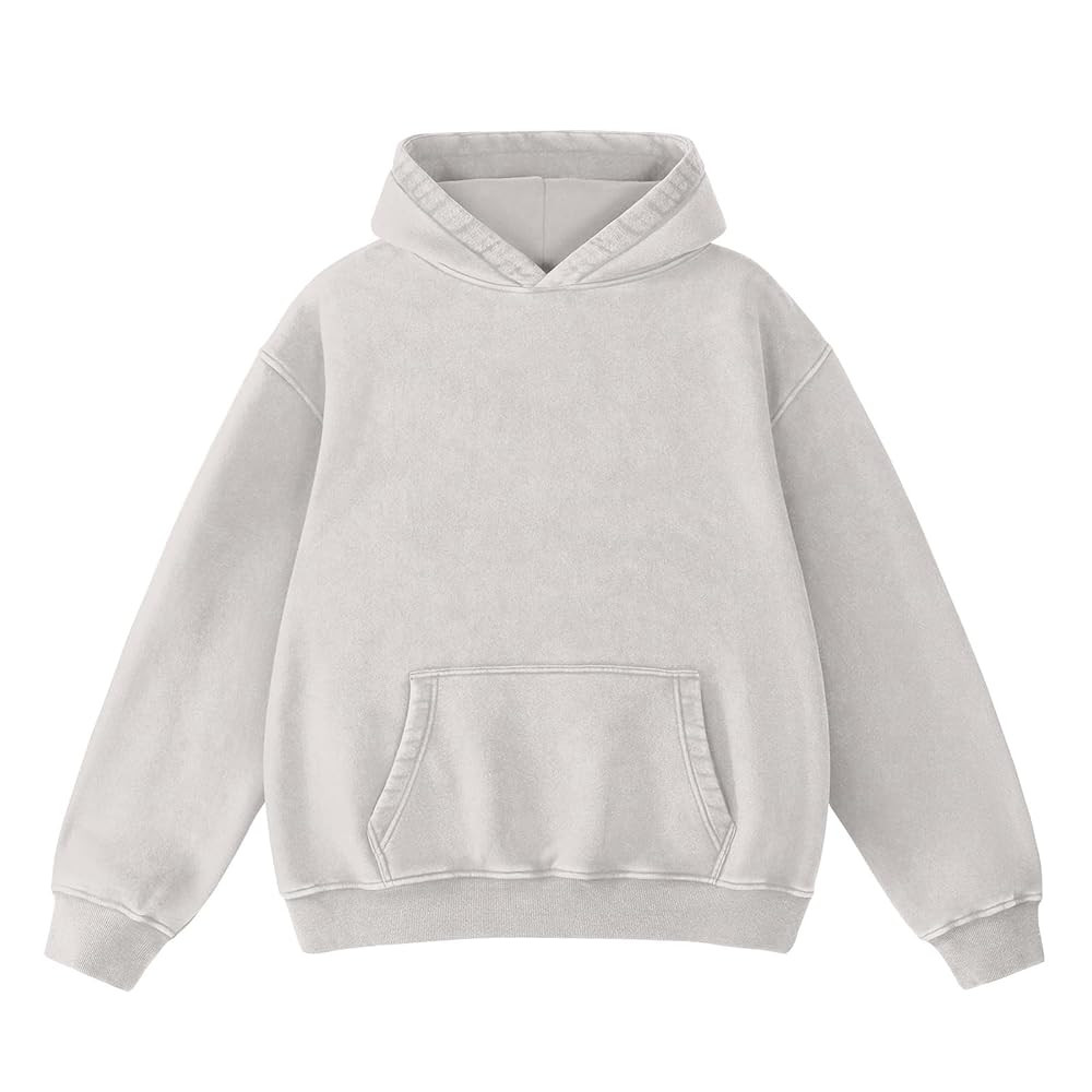 Dnzzs Acid Wash Hoodie Super Soft Sweatshirt for Mens Pullover Oversized Men's Fashion Hoodies & ... | Amazon (US)