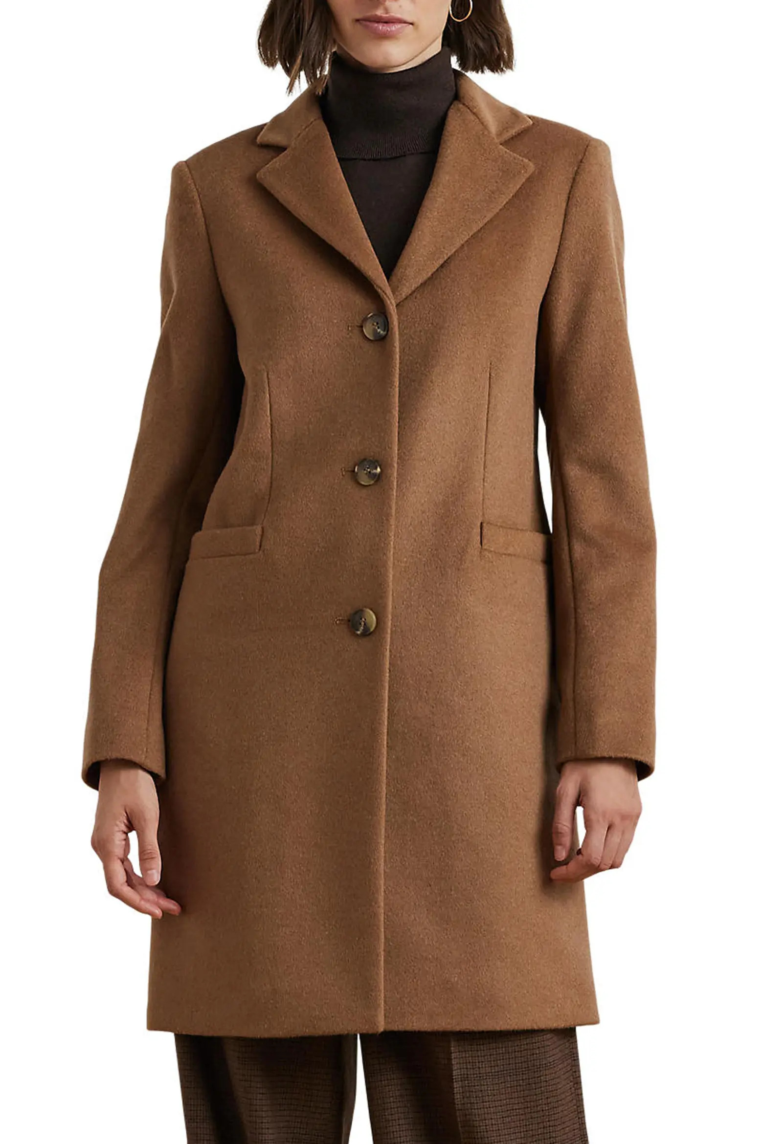 Longline Wool Blend Coat (Women) | Nordstrom | Nordstrom