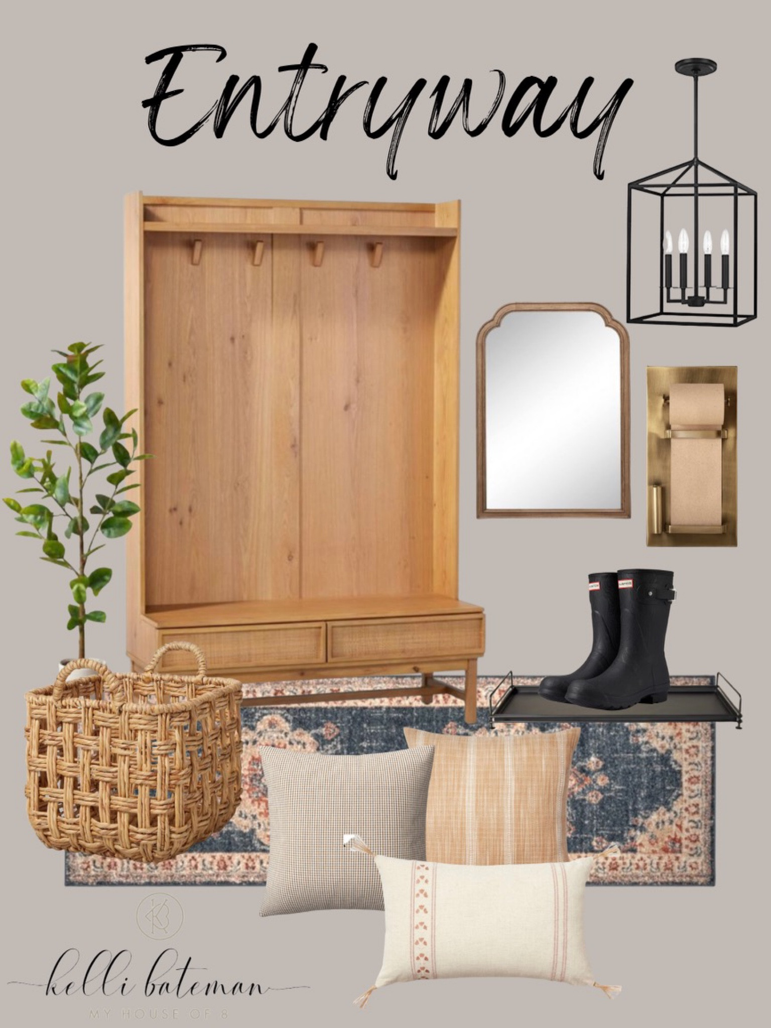 Entryway Decor~ Rugs, hooks, pillows, lighting, storage. 

#LTKSeasonal #LTKhome #LTKFind