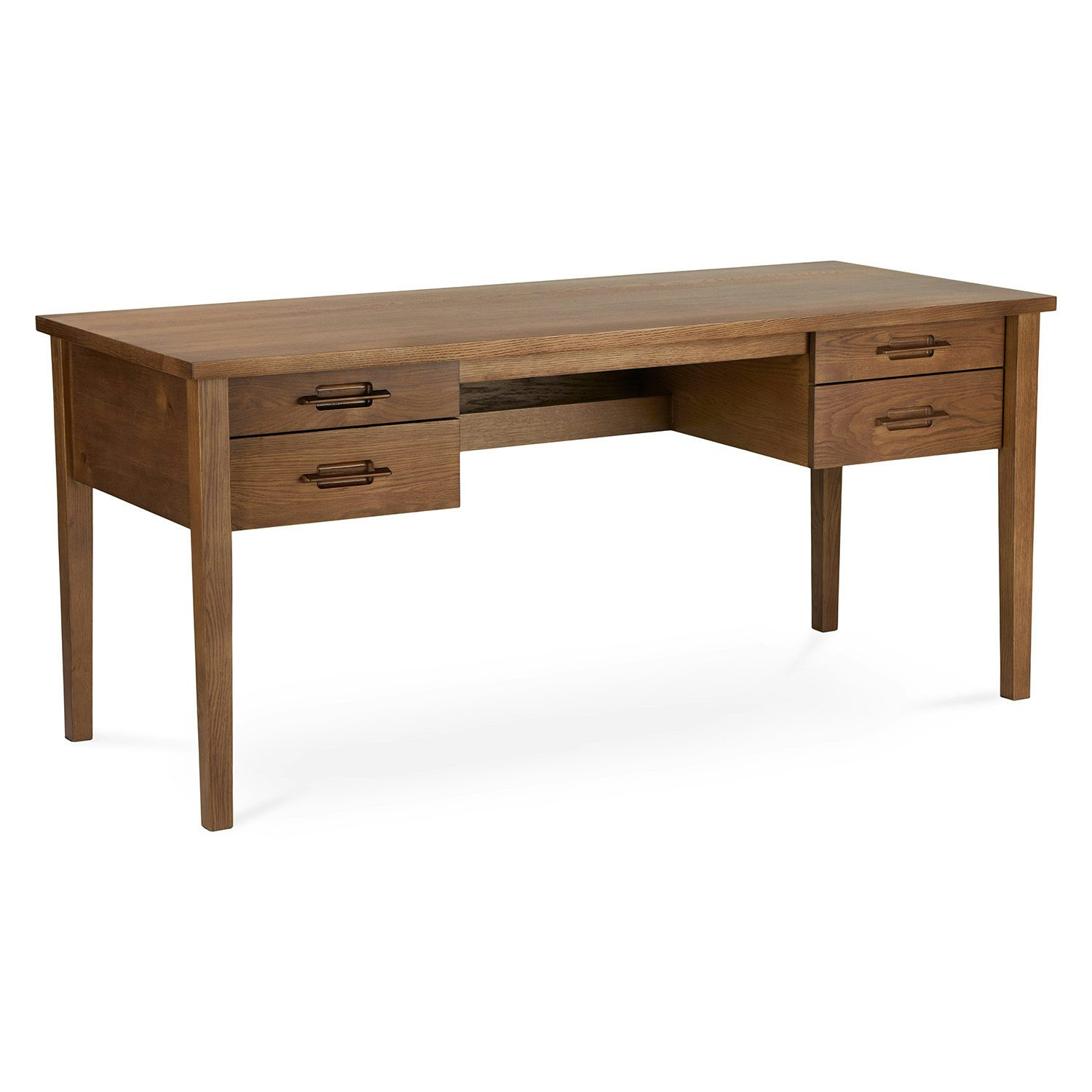 Munson 67" Storage Desk - Smoked Oak | Article