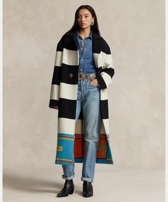 POLO RALPH LAUREN PRL x Naiomi Glasses M Wool Coat Jacket Womens  | eBay | eBay US