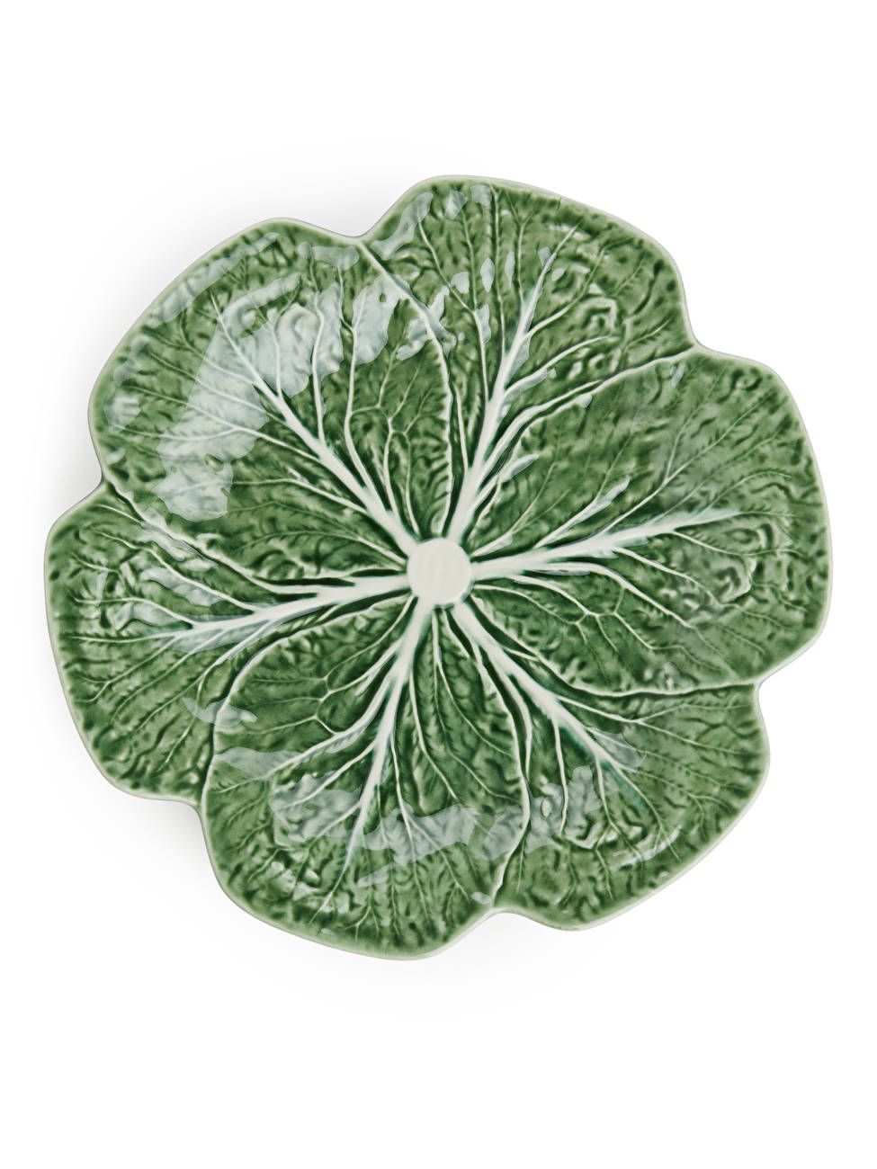 Bordallo Pinheiro Cabbage Dinner Plate 26 cm - Green - Kitchen - ARKET PT | ARKET (US&UK)
