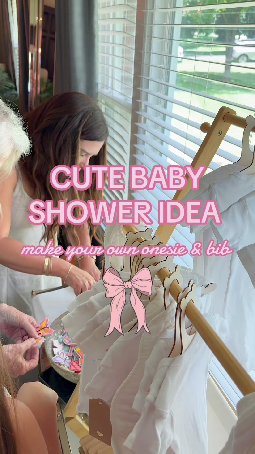 ONESIE + BIB DECORATING STATION
• Pick a bib or onesie
• Choose your patches
• Stick it on and iron
• Pin a tag with:
-Your name
- A sweet message or advice for the mama💗

#LTKBump #LTKFamily #LTKFindsUnder50