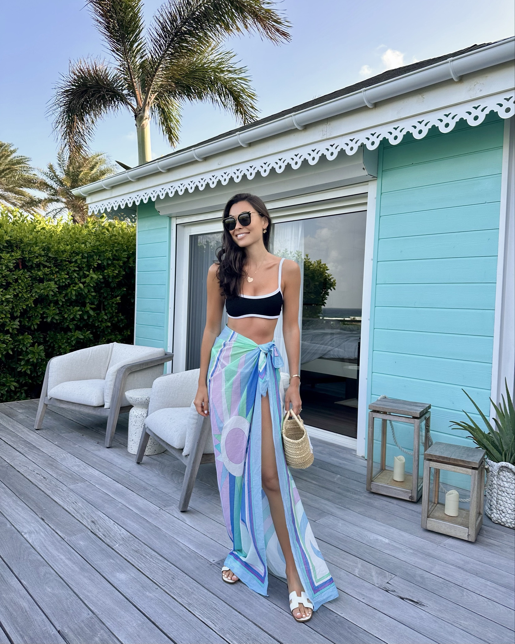 Swimsuit, sarong, Pucci, St.Barths. 

#LTKspring #LTKspringtrends #LTKSwim