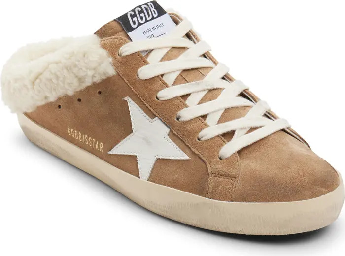 Super-Star Sabot Genuine Shearling Lined Mule Sneaker (Women) | Nordstrom