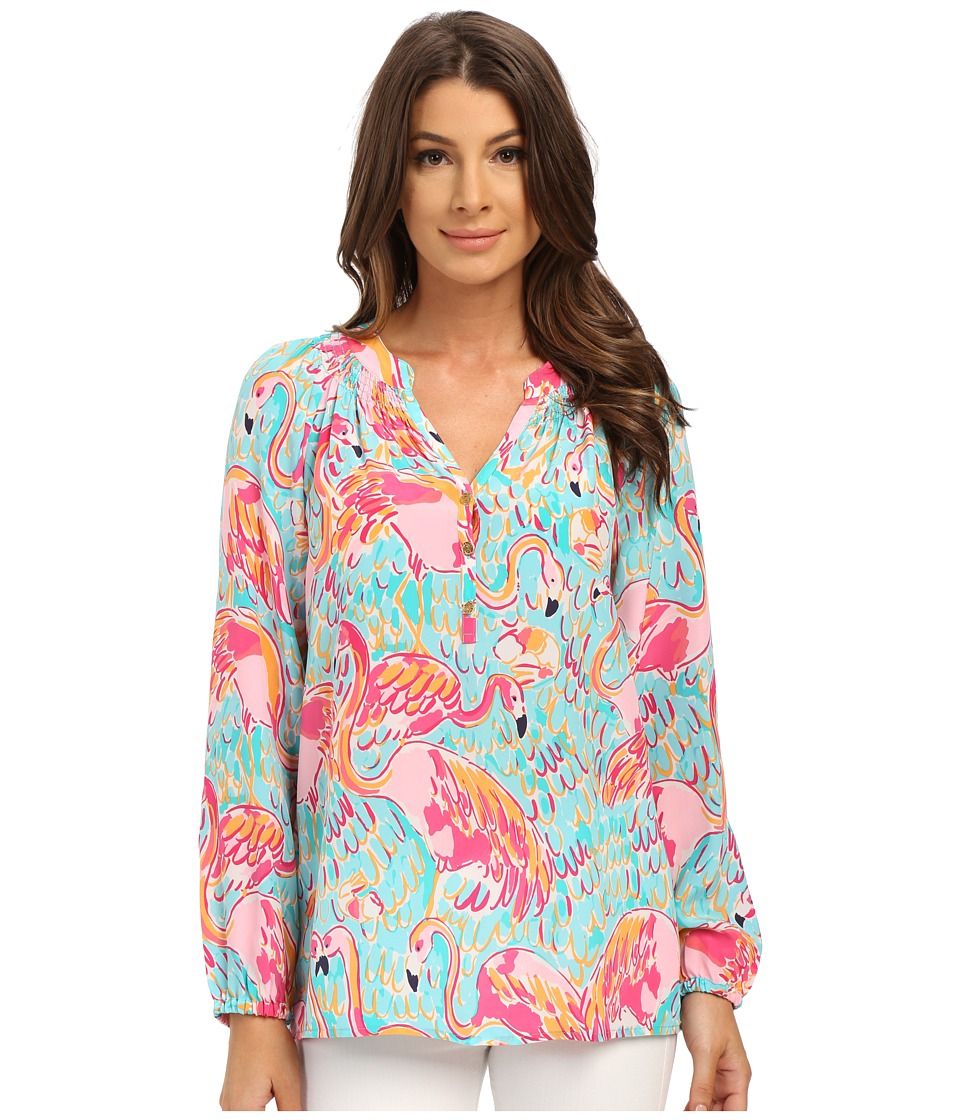 Lilly Pulitzer - Elsa Top (Multi Peel and Eat) Women's Blouse | Zappos