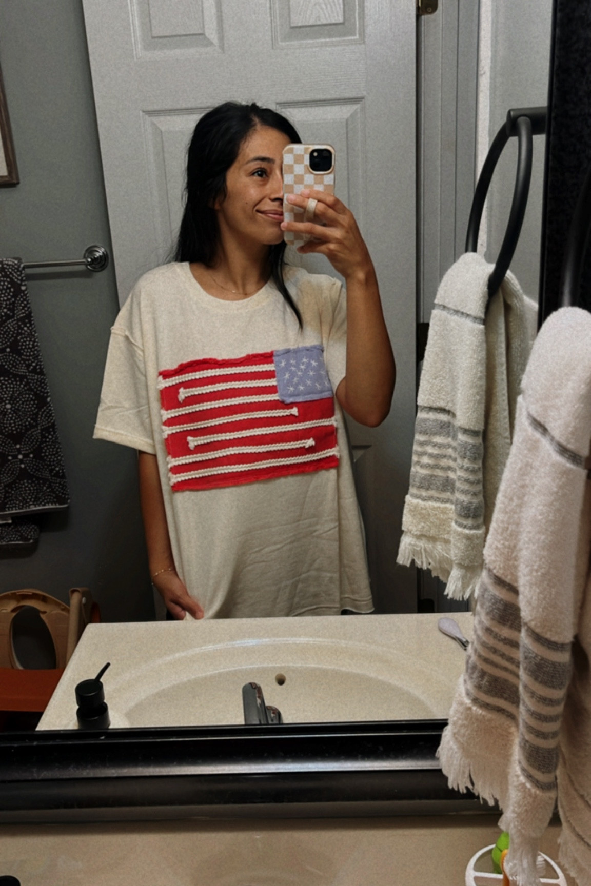 Favorite American Flag T shirt! 🤩🇺🇸

#LTKSeasonal #LTKFindsUnder100