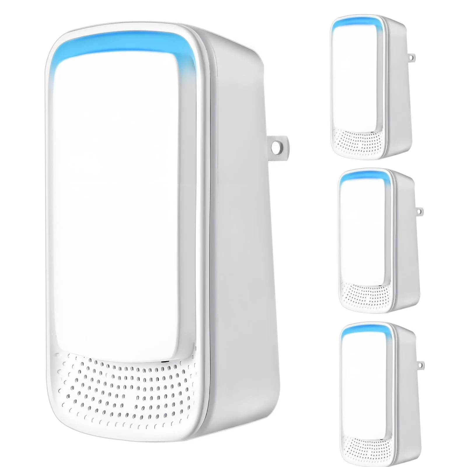 Phyfalip Negative Ion Air Purifier Plug in Mini Portable Air Ionizer Quiet Air Cleaner for Home Bedroom Office Removes Odors and Smoke 4 Pack | Lowe's