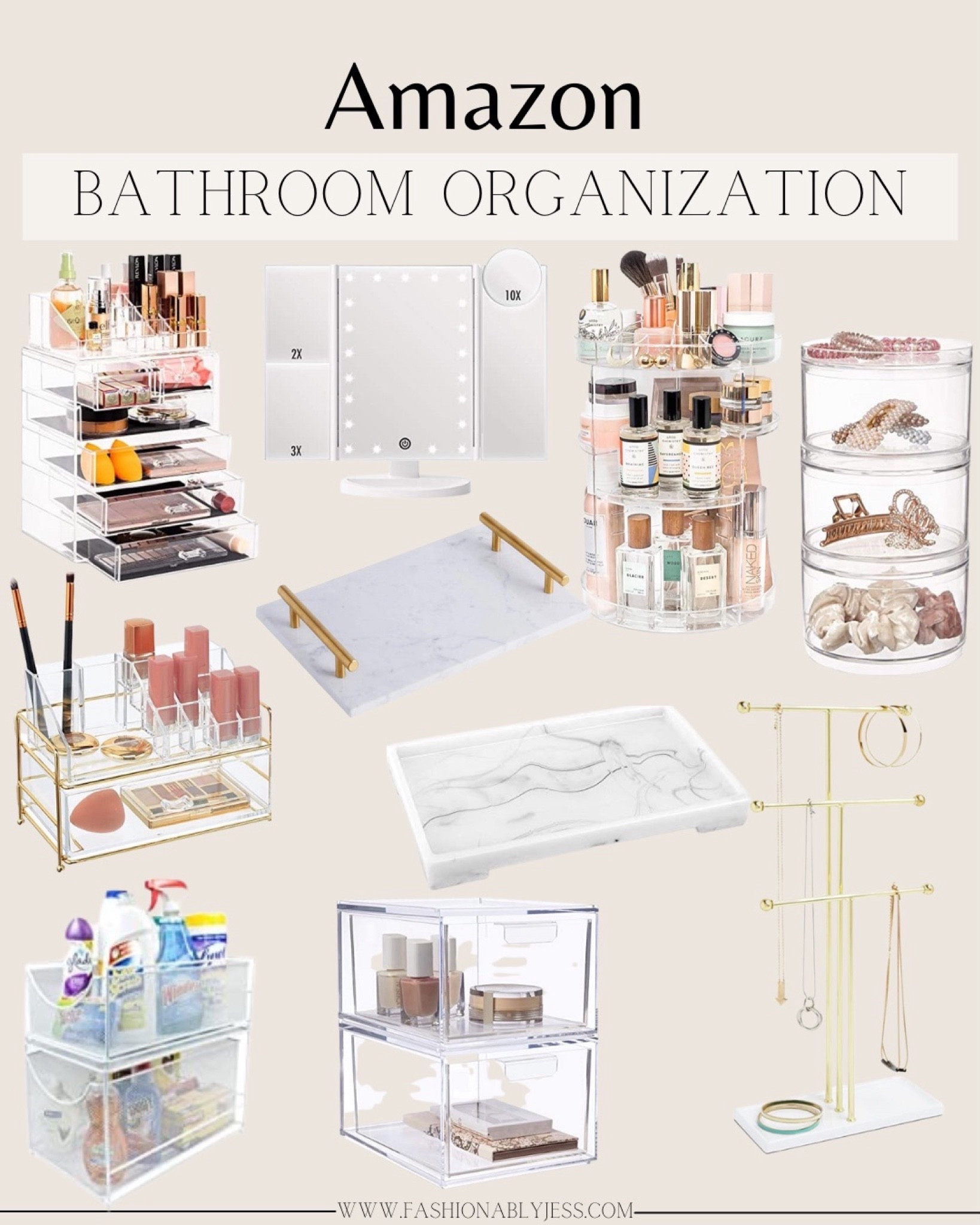 So many cute bathroom organizers available on Amazon 

#LTKfindsunder50 #LTKhome #LTKstyletip