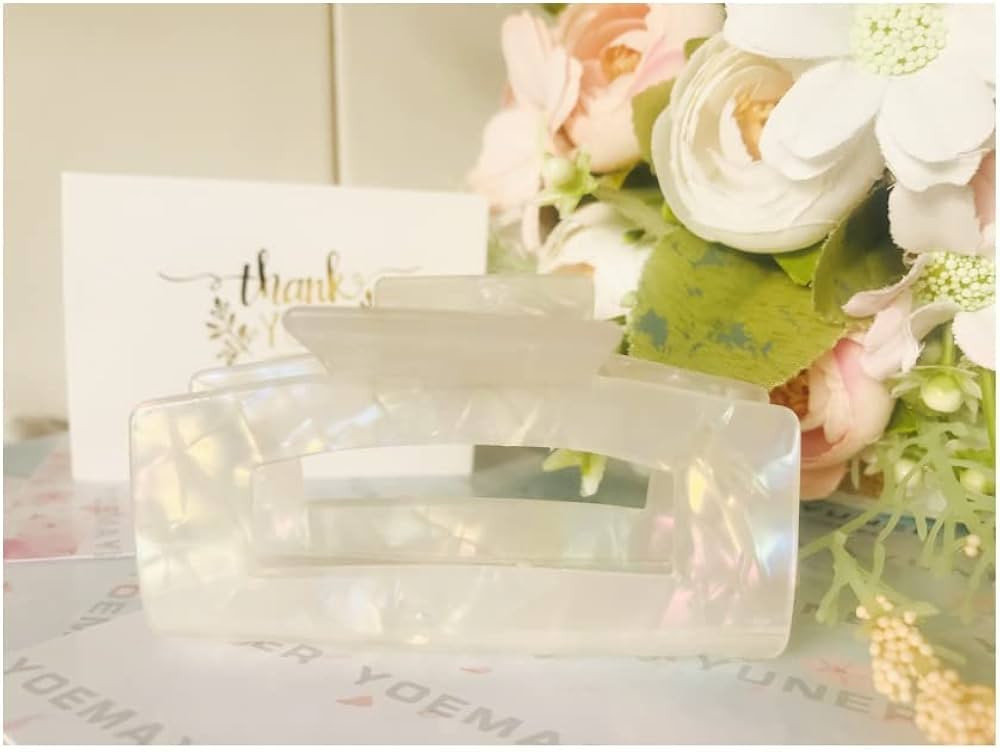 Checkered Hair Claw Clips for Women Girls Fashion Hair Clips for Styling Claw Clamps Thick Hair R... | Amazon (US)