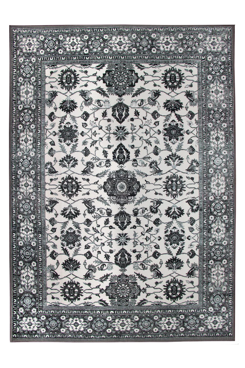 Ramage Grey Washable Rug | My Magic Carpet