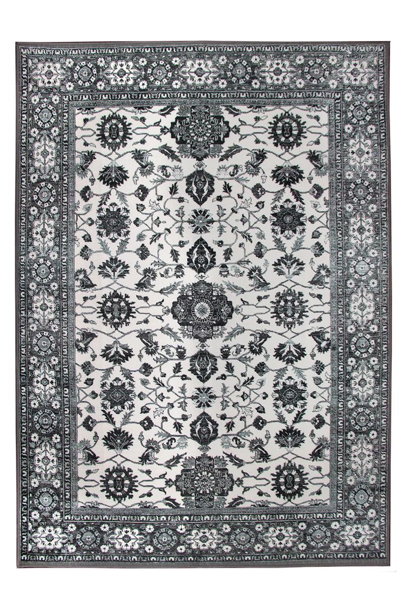 Ramage Grey Washable Rug | My Magic Carpet
