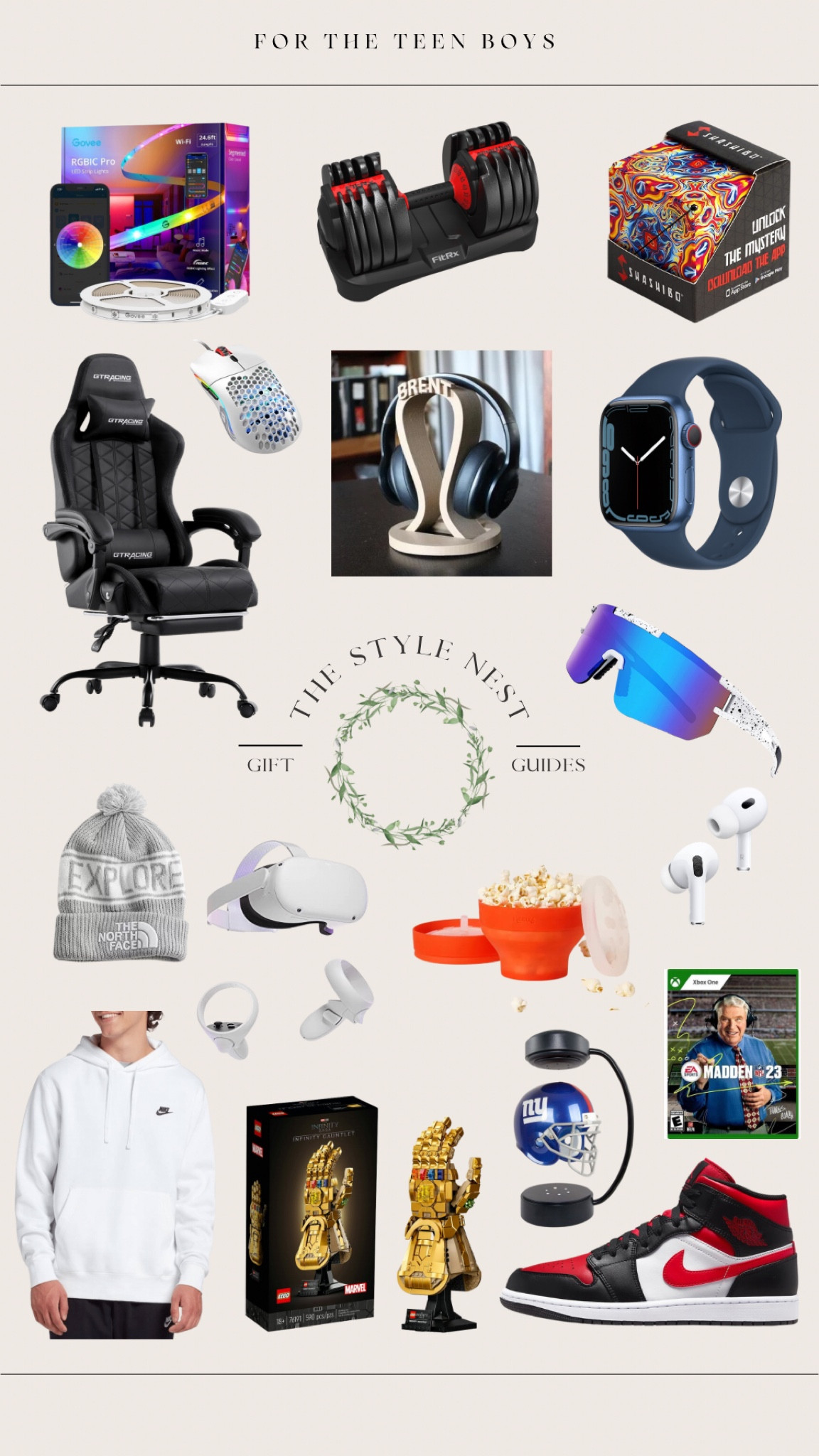 Gift guide for the teen boys #giftguide #ltkgiftguide #giftsforteens #giftguideforteenboys #teenboygiftideas 

#LTKHoliday #LTKSeasonal #LTKkids