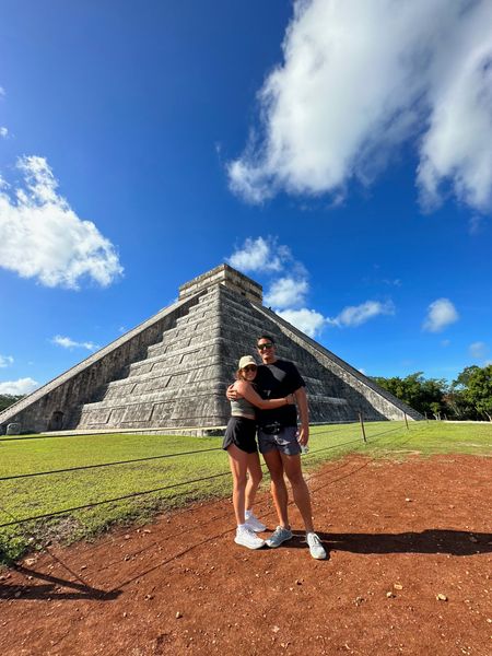 Walking around Chichén Itzá, Yucatan, Mexico requires comfy shoes like my hokas and the Lulu align lookalike top and my fav Lulu shorts!

#LTKFitness #LTKunder50 #LTKtravel