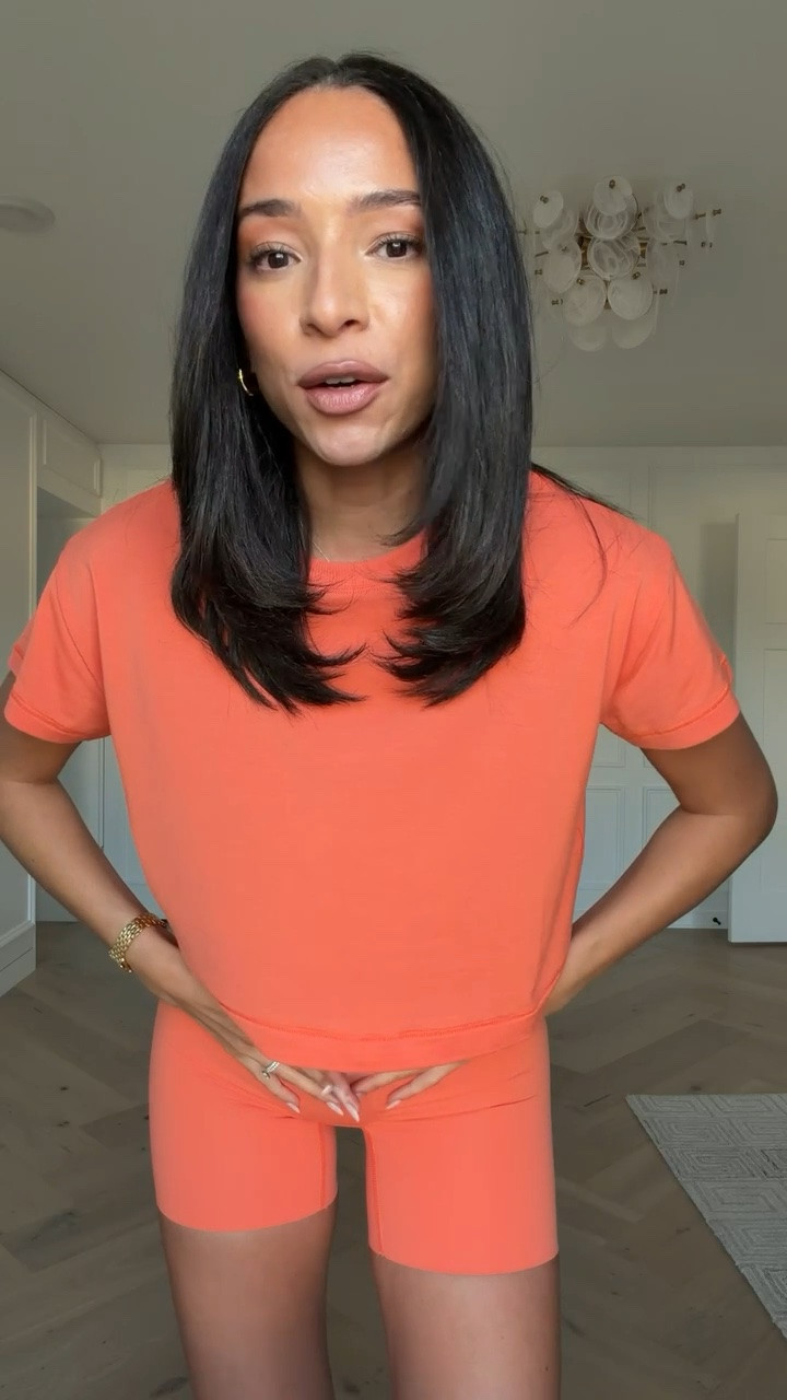 Use code NENAXSPANX for 15% OFF your first order! These shorts are magic & This color is perfect for spring and summer 😍 Wearing size S cropped tee and size S bike shorts 

work from home outfit, activewear, workout outfit, errands outfit, casual outfit, mom outfit, postpartum outfit, loungewear, matching set, summer outfit

#LTKActive #LTKSeasonal #LTKTravel