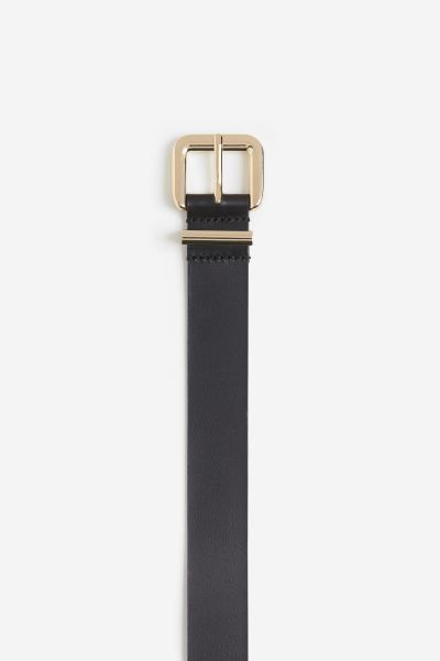 Leather Belt - Black - Ladies | H&M US | H&M (US + CA)