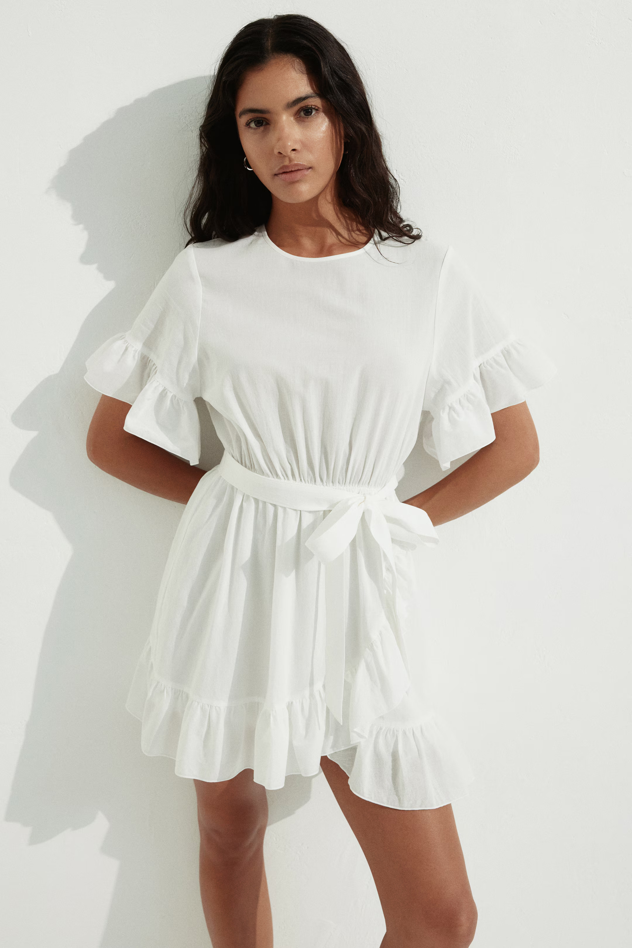 Frill-trimmed dress | H&M (UK, MY, IN, SG, PH, TW, HK)