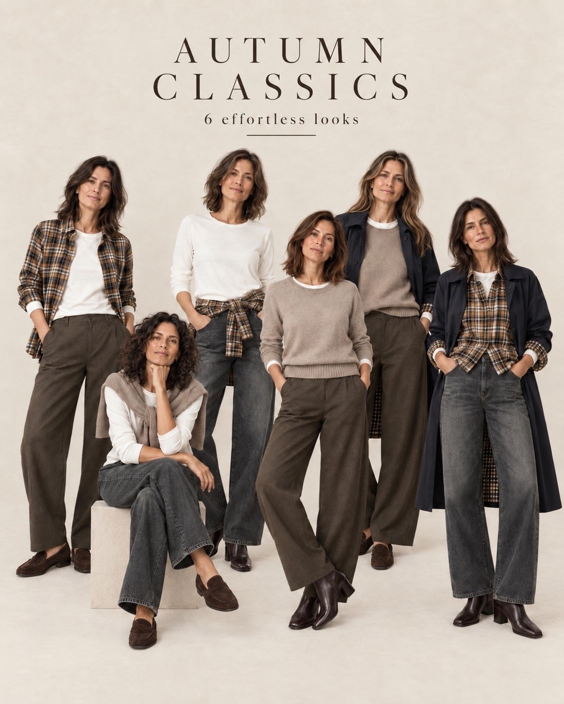 Take some autumn wardrobe essentials with a seasonal update and create multiple looks. 

Worn separately or together,  these simple pieces will give you more options for smart or casual occasions and can be added to your existing wardrobe with ease. 

The check details bring the looks up to date  - choose these neutral tones or swap for things you already have.

Lots of wearable looks - from a few key pieces.

#LTKautumn #LTKstyletip #LTKover50style