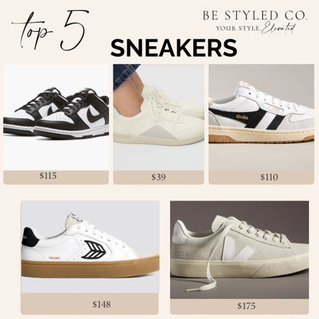 Favorite top 5 sneakers for spring 2024  

#LTKSpringSale #LTKshoecrush #LTKstyletip