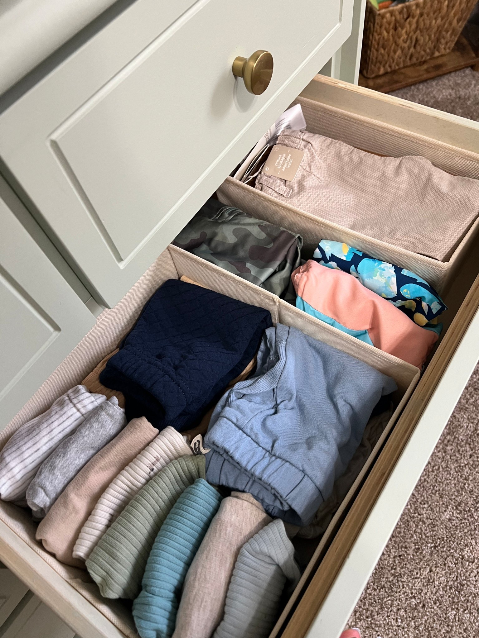 Perfect drawer organizer #nurserymusthaves #nursery #babyroom