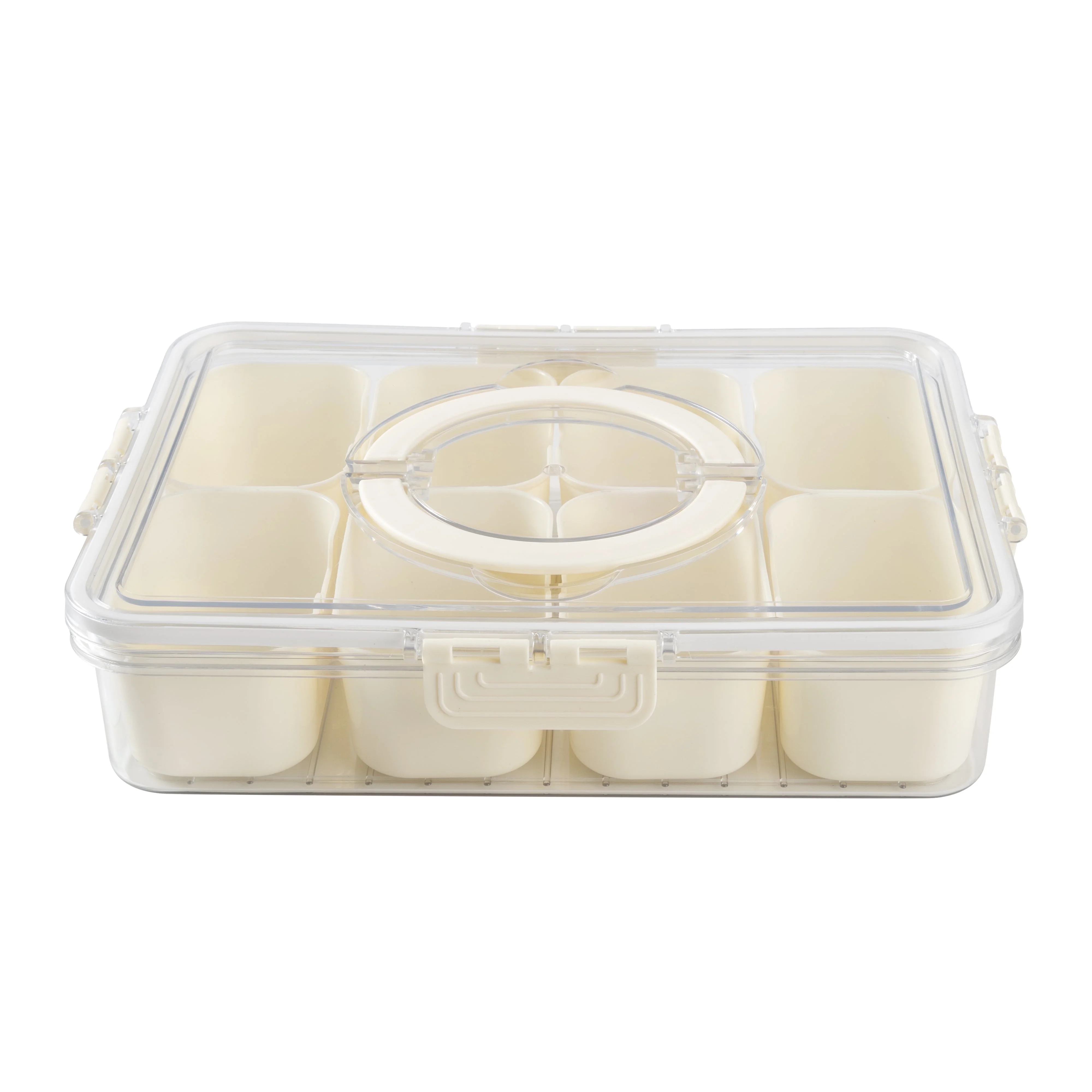 Cook With Color Snackle Box for Kids Lunch Box and Snack Container, Cream | Walmart (US)