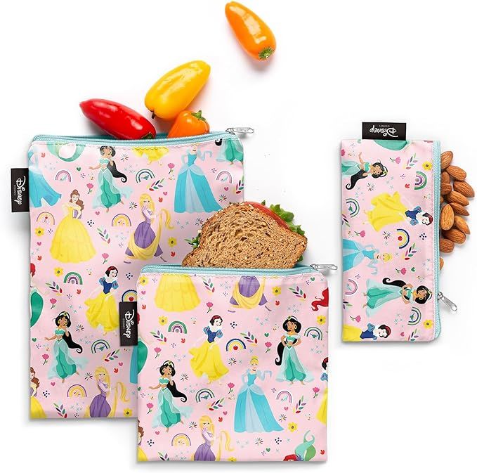 Simple Modern Disney Reusable Snack Bags for Kids | Food Safe, BPA Free, Phthalate Free, Polyeste... | Amazon (US)