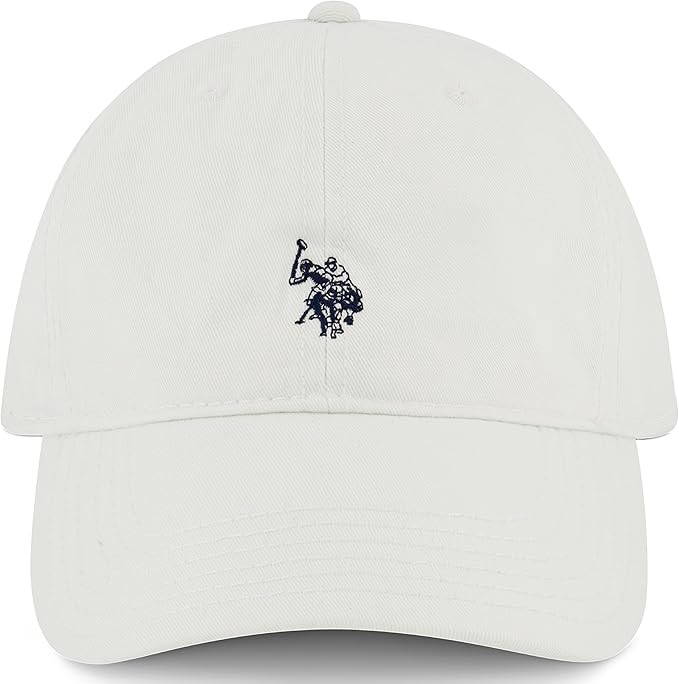 U.S. Polo Assn. Small Polo Pony Logo Baseball Hat, 100% Cotton, Adjustable Cap | Amazon (US)