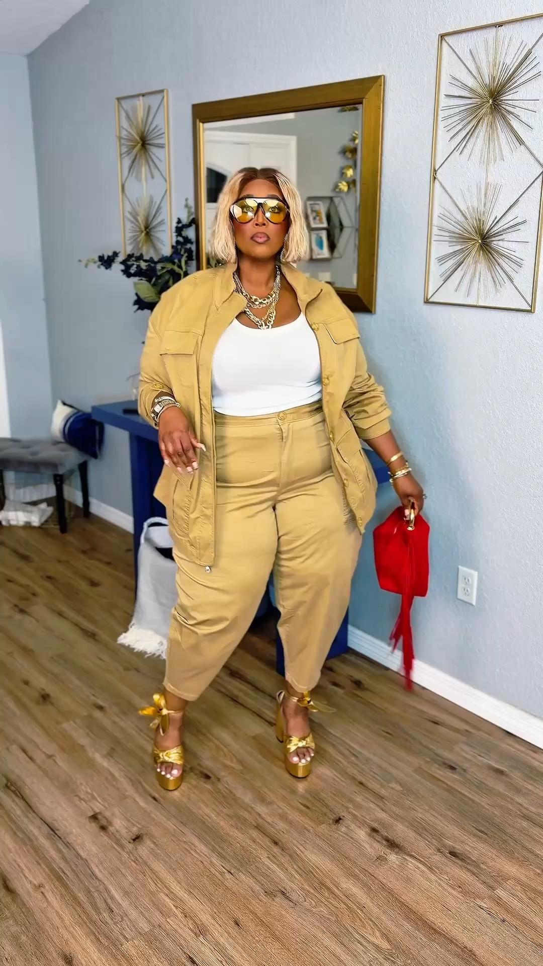 I can honestly say that Walmart has been on our necks!
A good set is a must have! You can wear it together or break it up into separate pieces.
These are Fall staples and curvy girls...these were made with our curves in mind.

#LTKNYFW #LTKootd #LTKPlusSize
