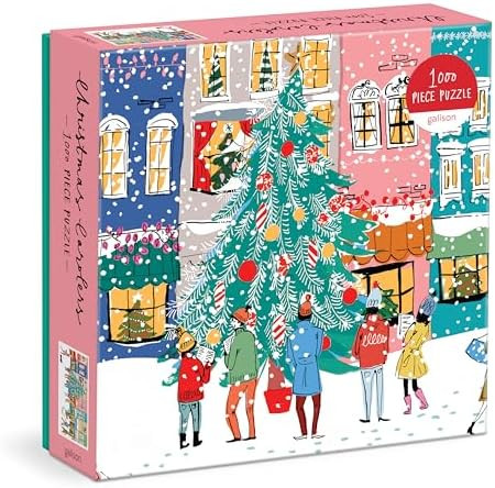 Galison Christmas Carolers 1000 Piece Jigsaw Puzzle, Christmas Puzzle with Festive Holiday Scene | Amazon (US)