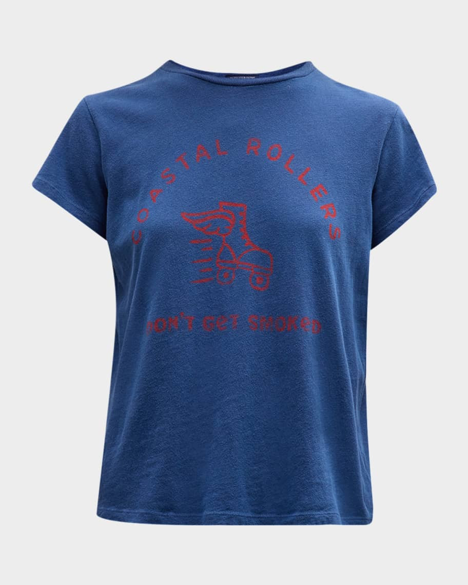 MOTHER The Boxy Goodie Goodie Crewneck Tee | Neiman Marcus