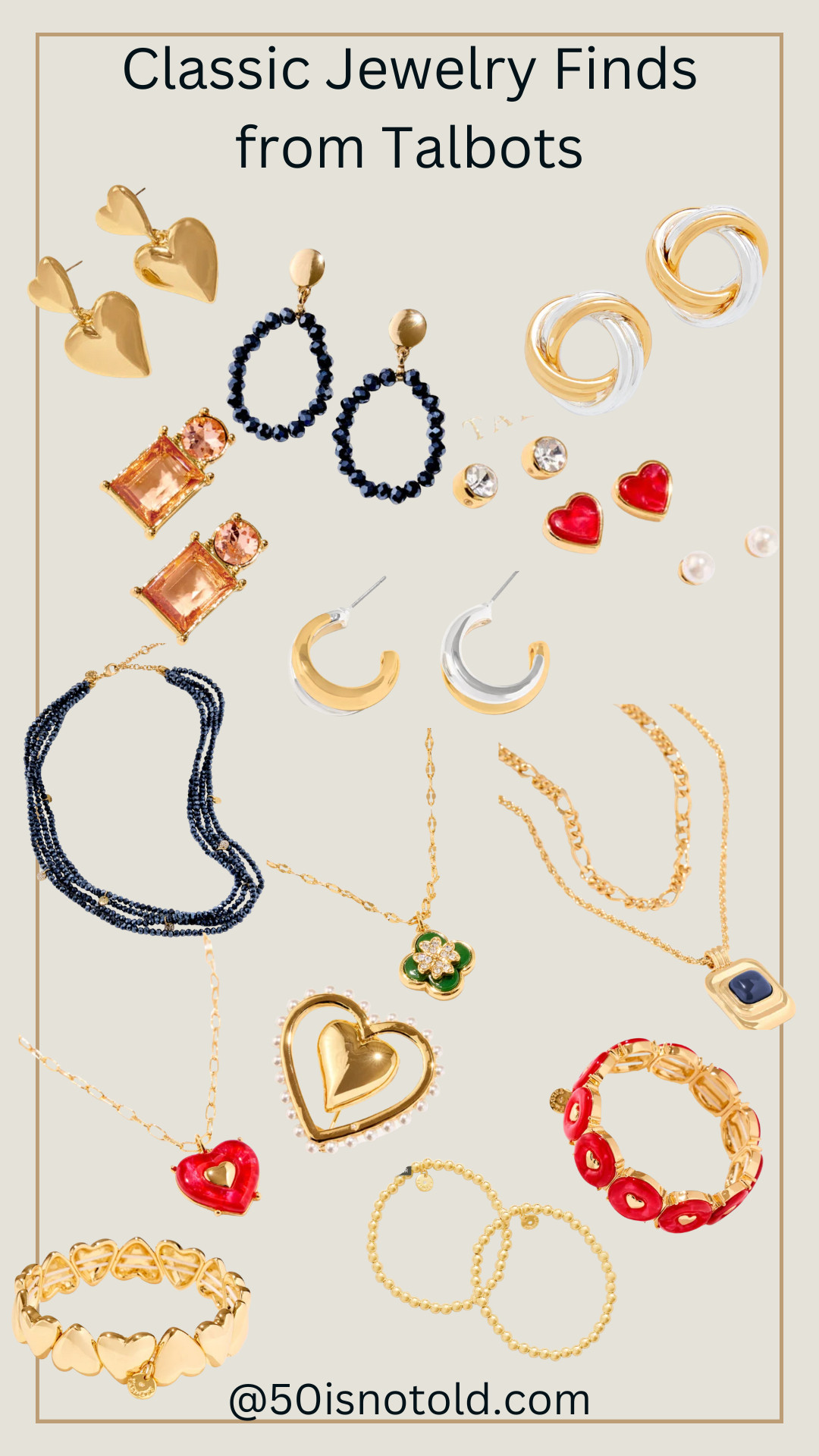 Classic jewelry pieces that work year-round. All from Talbots. 

 #LTKOver40