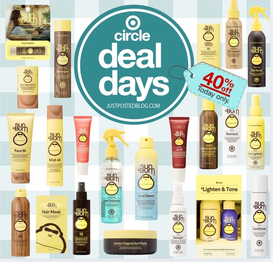 Yay! Get 40% off today SunBum products! Great time to stock up!

#LTKBeauty #LTKSwim #LTKSaleAlert