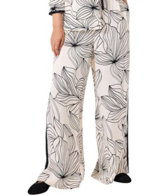 Mint Velvet Women's Floral Print Wide Satin Trousers | Bloomingdale's Women | Bloomingdale's (US)