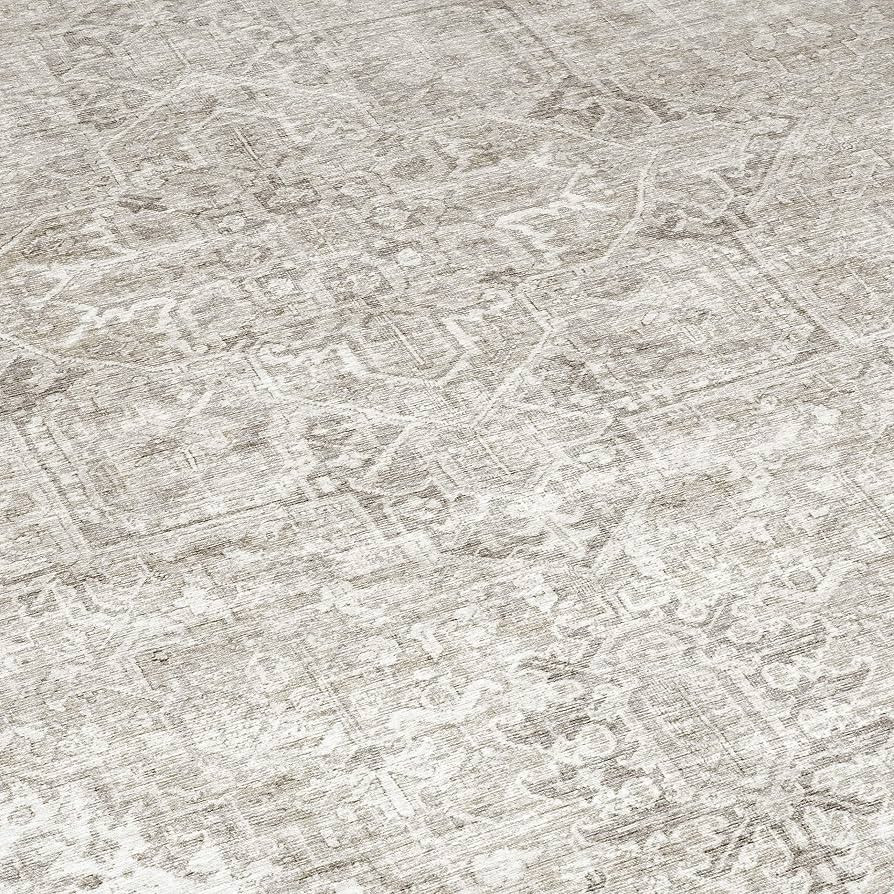 ReaLife Machine Washable Area Rug Runner - Living Room Bedroom Bathroom Kitchen Entryway Office -... | Amazon (US)