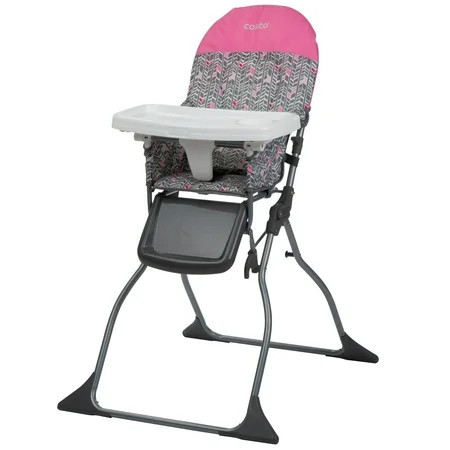 Cosco Kids Simple Fold Full Size High Chair with Adjustable Tray, Lula | Walmart (US)